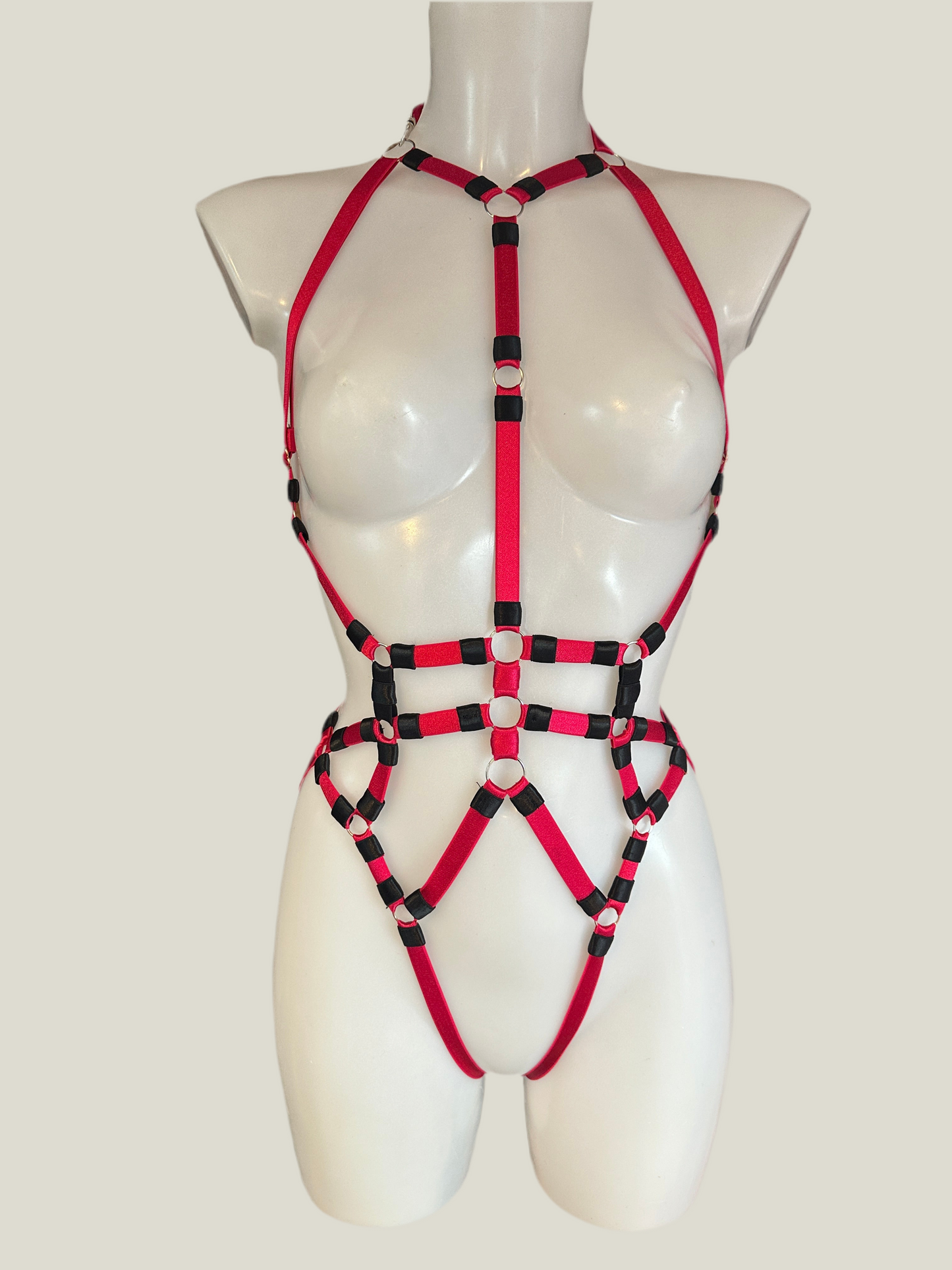 RACER Bodysuit, Ladybird Red/Black TO ORDER