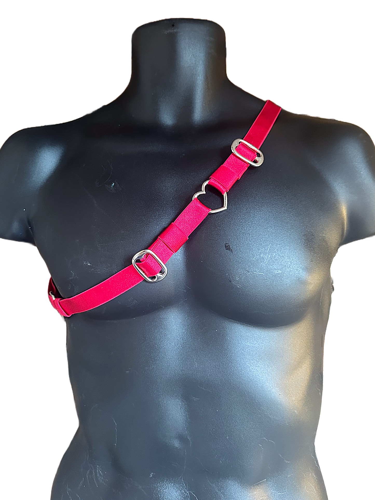 CUPID Belt, Cherry/Silver