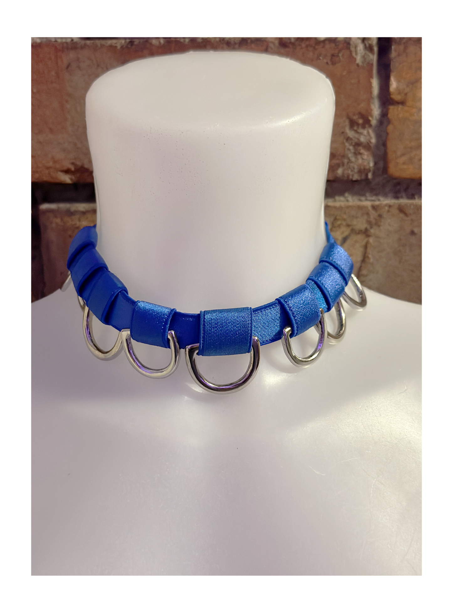 CELESTIAL Choker, Blue/Silver  One size