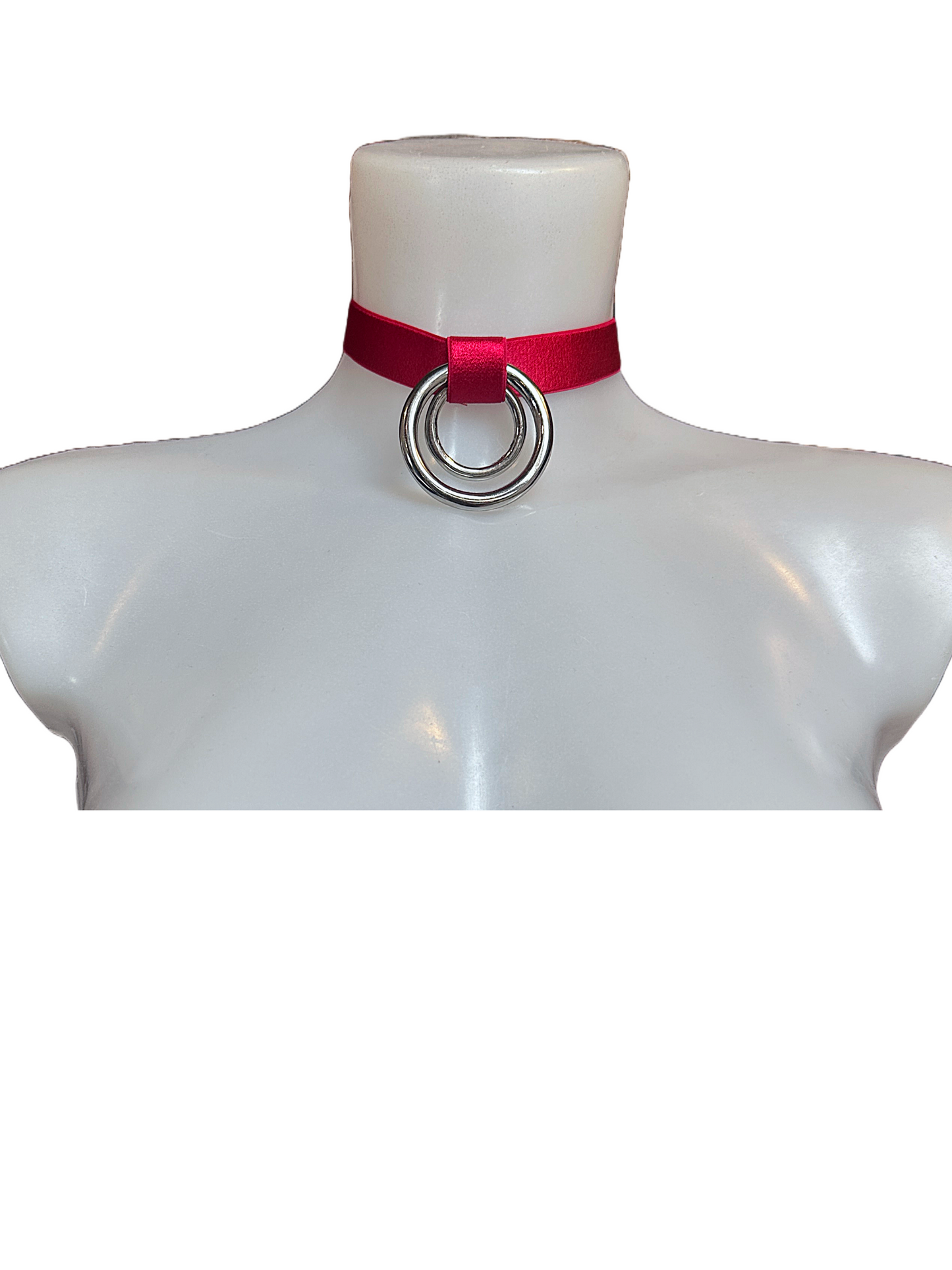 HARMONY Choker, Cherry/Silver