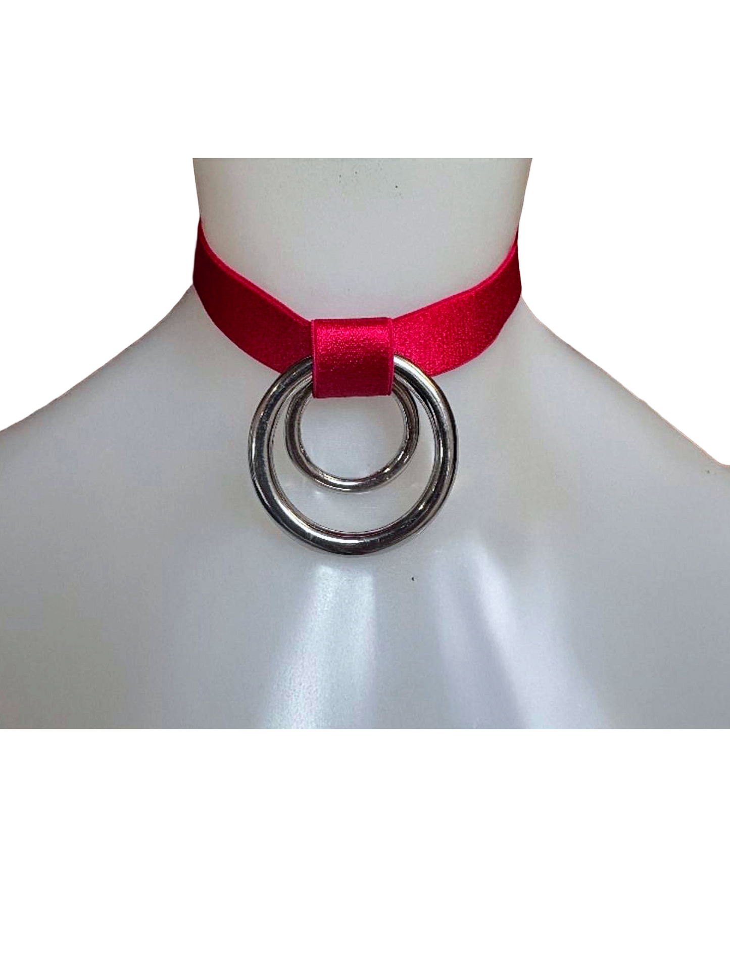 HARMONY Choker, Cherry/Silver